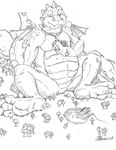 anthro belly claws fangs holding_tree jewelry looking_down macro male necklace necklace_only nude plant raised_tail scales sitting slightly_chubby slightly_chubby_anthro slightly_chubby_male smile solo spread_legs spreading tail teeth toe_claws tree wide_eyed wings marcushunter dragon_tales european_mythology mythology pbs ord_(dragon_tales) dragon mythological_creature mythological_scalie scalie western_dragon 2018 hi_res signature