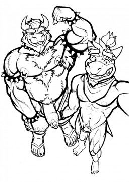 abs age_difference aged_up anthro anthro_on_anthro areola armband armpit_hair assisted_exposure balls barazoku barefoot barely_visible_balls barely_visible_genitalia beard belly biceps big_muscles big_penis blep body_hair bracelet chest_hair claws clothed clothing clothing_pull collar deltoids duo erection eyebrows facial_hair feet flashing flashing_penis flexing flexing_bicep footwear foreskin genitals glans hair hand_on_penis high-angle_view horn humanoid_genitalia humanoid_penis ineffective_clothing jewelry kerchief looking_at_another looking_at_viewer male male/male manly mature_anthro mature_male musclegut muscular muscular_anthro muscular_arms muscular_male narrowed navel neckerchief neckwear nipple_piercing nipple_ring nipples non-mammal_balls non-mammal_nipples obliques pecs penis penis_base penis_fondling piercing plantigrade ponytail presenting presenting_penis pubes quads ring_piercing sandals seductive selfie shoes simple_background smile spiked_armband spiked_bracelet spiked_collar spikes standing swimwear swimwear_down swimwear_pull teeth thick_penis tight_clothing tongue tongue_out topless topless_anthro topless_male unretracted_foreskin urethra white_background blueovenmitts mario_bros nintendo bowser bowser_jr. koopa scalie 2023 black_and_white hi_res monochrome sketch father_(lore) father_and_child_(lore) father_and_son_(lore) incest_(lore) parent_(lore) parent_and_child_(lore) parent_and_son_(lore) son_(lore)