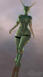 anthro anthrofied big_breasts bouncing_breasts breasts female genitals nipples pokemorph pussy solo tailless walk_cycle wide_hipped_female wide_hips doctor-sfm nintendo pokemon generation_3_pokemon legendary_pokemon pokemon_(species) rayquaza 2019 3d_(artwork) 3d_animation 9:16 animated digital_media_(artwork) hi_res high_framerate no_sound short_playtime source_filmmaker_(artwork) webm