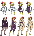 alternate_species anthro anthrofied big_breasts breasts cleavage cleavage_cutout clothed clothing cutout duo female genitals humanoid_face humanoidized nude nun off/on pussy simple_background white_background bittenhard eto_rangers tart_(eto_rangers) animal_humanoid avian bird chicken galliform gallus_(genus) humanoid mammal phasianid digital_media_(artwork)