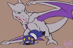 aerodactyl anal anal_penetration big_dom_small_sub blue_body brown_background cock_hanging croagunk dominant duo feral feral_on_feral fossil_pokemon from_behind_position generation_1_pokemon generation_4_pokemon green_eyes grey_body half-closed_eyes larger_male long_tail looking_pleasured male male/male male_penetrated male_penetrating male_penetrating_male muscular narrowed_eyes neos8 nintendo one_eye_closed open_mouth penetration pokemon pokemon_(species) purple_wings sex simple_background size_difference smaller_male stripes tail tongue toothy_grin white_stripes wings wink yellow_eyes