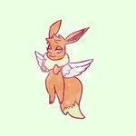 brown_body brown_fur feet female feral fur simple_background solo toes tuft wings yellow_eyes young young_female fluorite nintendo pokemon angel_the_eevee canid canine eevee fox generation_1_pokemon mammal pokemon_(species) 1:1 2022 digital_media_(artwork) adult_(lore)