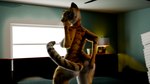 3d_(artwork) anthro blender_cycles breasts digital_media_(artwork) felid female heathfur hi_res mammal pantherine solo tail tiger