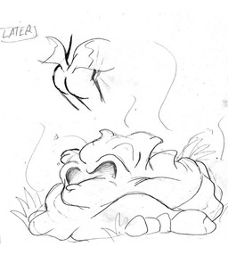 after_vore anthro butt disposal duo feces feces_transformation male male_pred male_prey vore kanada sega sonic_the_hedgehog_(series) miles_prower sonic_the_hedgehog canid canine eulipotyphlan fox hedgehog mammal 2011 monochrome sketch traditional_media_(artwork)