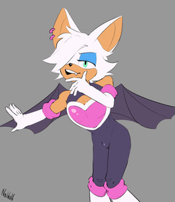 anthro armwear athletic athletic_anthro athletic_male bat_ears bat_wings bite biting_lip black_bodysuit black_clothing black_skinsuit blue_eyeshadow bodysuit boots breasts bulge chest_window cleavage cleavage_cutout clothed clothed_anthro clothed_male clothing crossgender cute_fangs cutout ear_piercing ear_ring elbow_gloves eyeshadow fangs femboy flapping_wings flirting_look flying footwear ftm_crossgender fur gloves green_eyes grey_background hair hair_over_eye half-closed_eyes hand_on_face handwear knee_boots knee_highs legwear looking_at_viewer makeup male male_anthro mascara membrane_(anatomy) membranous_wings narrowed_eyes navel_outline open_mouth pecs piercing raised_arm ring_piercing seductive shoes short_hair short_tail simple_background skinsuit skintight_suit smile smirk solo sparkles tail tan_body teeth tight_clothing tongue white_body white_boots white_clothing white_footwear white_fur white_gloves white_handwear wings markwork sega sonic_the_hedgehog_(series) rogue_the_bat_(nikkikaji) rouge_the_bat bat mammal 2025 2d_animation animated animated_gif colored digital_media_(artwork) english_description frame_by_frame hi_res portrait short_playtime three-quarter_portrait