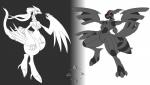 black_skin blue_eyes breasts female legendary_pokémon m-a-c-d nintendo pokémon reshiram smile video_games white_skin yellow_eyes zekrom
Rating: Questionable
Score: 4
User: dark_yveltal
Date: October 10, 2013