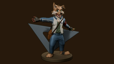 anthro asian_clothing chinese_clothing clothed clothing east_asian_clothing happy male open_mouth open_smile ruler school_uniform smile solo uniform wenx baichen canid canine canis domestic_dog mammal 16:9 3d_(artwork) blender_(artwork) digital_media_(artwork) hi_res widescreen