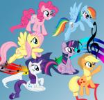 applejack_(mlp) blonde_hair blue_eyes blue_fur cutie_mark equine female feral fluttershy_(mlp) friendship_is_magic fur g_clef gradient_background green_eyes group hair horn horse long_hair mammal mane mlpazureglow multi-colored_hair musical_note my_little_pony orange_fur pegasus pink_fur pink_hair pinkie_pie_(mlp) pony purple_eyes purple_fur purple_hair rainbow_dash_(mlp) rainbow_hair rarity_(mlp) short_hair twilight_sparkle_(mlp) unicorn white_fur wings yellow_fur
Rating: Safe
Score: 1
User: Jatix
Date: March 10, 2014