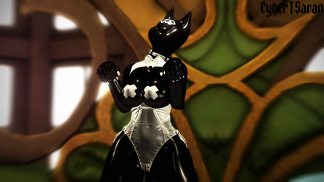 all_fours animal_mask clothing drone dronesuit female footwear high_heels latex latex_body latex_clothing latex_skin latex_skinsuit mask pose posing_for_the_viewer pup_mask shoes skinsuit solo tight_clothing cybersaran final_fantasy final_fantasy_xiv square_enix obedient_drone_(cybersaran) garlean humanoid latex_creature living_latex 16:9 hi_res pinup widescreen