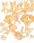 2_tails andromorph anthro blush crossgender dildo fingering fingering_self genitals intersex masturbation multi_tail penetration pussy sex_toy solo tail vaginal vaginal_masturbation vaginal_penetration young young_anthro bwrd sega sonic_the_hedgehog_(series) miles_prower canid canine fox mammal absurd_res hi_res traditional_media_(artwork)