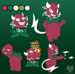 2_horns 3_toes 4_fingers ambiguous_gender belly beverage biped butt color_swatch drinking electricity evil_grin eyebrows featureless_crotch feet fingers floating_head front_view green_background green_eyes half-closed_eyes holding_head horn leaf multicolored_body multiple_forms narrowed_eyes not_furry nude onomatopoeia plant rear_view red_body sharp_teeth simple_background smile soda solo sound_effects standing tail teeth text toes two_tone_body white_tail jouigidragon electronic_arts plants_vs._zombies popcap_games voltar_(flatcrid) electric_currant elemental_creature flora_fauna humanoid 2024 digital_drawing_(artwork) digital_media_(artwork) hi_res model_sheet multiple_images nonbinary_(lore)