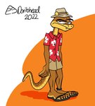 5_toes aloha_shirt anklet anthro anthrofied boonie_hat bottomwear claws clothing feet flip_flops footwear humanoid_feet jewelry male pattern_clothing pattern_shirt pattern_topwear plantigrade sandals shirt shoes shorts slim solo toes topwear doritohead dreamworks the_bad_guys mr._snake_(the_bad_guys) reptile scalie snake