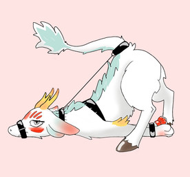 ambiguous_gender bundle feral stuffed_mouth balloondeer fabulous_beasts mythology sibuxiang_the_kirin_(fabulous_beasts) dragon eastern_dragon kirin mythological_creature mythological_scalie qilin(chinese_mythology) scalie hi_res