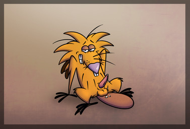 4_fingers 4_toes anthro biped black_eyes bodily_fluids buckteeth cum feet fingers fur genital_fluids gradient_background half-closed_eyes leaning leaning_backward male membrane_(anatomy) narrowed_eyes purple_nose semi-anthro simple_background sitting sitting_on_ground spread_legs spreading teeth three-quarter_view toes webbed_feet whiskers yellow_body yellow_fur johnofe nickelodeon the_angry_beavers norbert_beaver beaver mammal rodent full-length_portrait hi_res portrait three-quarter_portrait