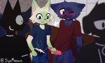 :d >_o amogus anthro anthro_on_anthro arm_markings arm_tuft ball_tuft balls bar_emanata being_watched big_balls big_penis black_body black_fur black_nose blue_eyes blush blush_lines bodily_fluids bottomless bottomless_anthro bottomless_male bowl breath chicken_meat clothed clothing container cooked_food cum cum_on_food cum_on_hand cum_on_paw cum_string dipstick_ears duo_focus ear_markings elbow_tuft emanata erection excessive_cum excessive_genital_fluids exhibitionism food food_container food_fetish food_play fur fur_tuft genital_fluids genitals gloves_(marking) green_body green_fur group handjob happy head_tuft inside knot knotted_penis leaning leaning_backward leaning_on_furniture leaning_on_table looking_at_another looking_at_genitalia looking_at_penis looking_pleasured male male/male male_anthro markings masturbation meat multicolored_body multicolored_ears multicolored_fur nubbed_penis one_eye_closed open_mouth open_smile partially_clothed paws penile penile_spines penis pink_penis public public_exposure public_masturbation pupils red_eyes rice sex silhouette silhouette_background simple_background smile standing standing_sex steam surprised_expression tail text tongue topwear topwear_only tuft two_tone_body two_tone_fur jiyomeows ambient_among_us ambient_crewmate_(among_us) jiyo canid canine canis domestic_cat felid felidae felinae feline felis hybrid mammal siamese wolf 2025 artist_name colored digital_drawing_(artwork) digital_media_(artwork) english_text hi_res shaded