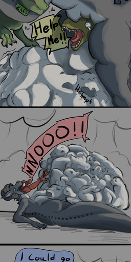 anal anal_vore anthro belly big_belly big_butt bone bones_in_stomach butt cruelty death digestion digestion_sequence fatal_vore female female/female grey_body group huge_belly huge_hips huge_thighs male male/female male/male mass_vore multiple_prey nude oral_vore skull skull_imprint solo tail text thick_thighs unwilling_prey vore weight_gain wide_hips vauren_(artist) mythology vauren dragon mythological_creature mythological_scalie scalie absurd_res comic english_text hi_res
