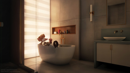 5_fingers abs animal_genitalia animal_penis anthro areola balls bath bathroom bathtub big_penis biped black_claws breasts claws cloven_hooves equine_genitalia equine_penis erection faucet fingers first_person_view front_view furniture genitals glistening glistening_areola glistening_arms glistening_balls glistening_body glistening_breasts glistening_face glistening_genitalia glistening_hands glistening_legs glistening_muscles glistening_nipples glistening_penis glistening_thighs gynomorph gynomorph_pov hair hand_on_penis hooves horn huge_penis inside intersex intersex_pov looking_at_genitalia looking_at_penis looking_at_viewer lying masturbation masturbation_pov medial_ring muscular nipples nude on_back open_mouth penile penile_masturbation penis red_eyes solo teeth text throbbing throbbing_penis tongue underwater urethra water wet angrydraconequus conditional_dnp leodamodeler_(modeler) blender_eevee blender_eevee_next stella_(leodamodeler) bovid caprine goat mammal 16:9 3d_(artwork) 3d_animation animated blender_(artwork) digital_media_(artwork) hi_res huge_filesize long_playtime no_sound widescreen