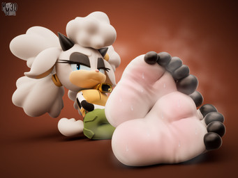anthro bell bell_collar black_toes blue_eyes blush bodily_fluids body_blush bottomwear clothing collar feet female foot_blush foot_fetish foot_focus fur green_bottomwear green_clothing green_pants horn looking_at_viewer looking_back lying musk musky_feet on_side pants simple_background smelly smelly_feet solo sweat sweatdrop sweaty_feet tail tan_clothing tan_shirt tan_topwear topwear white_body white_fur milkmeister3d idw_publishing sega sonic_the_hedgehog_(comics) sonic_the_hedgehog_(idw) sonic_the_hedgehog_(series) lanolin_the_sheep_(sonic) bovid caprine mammal sheep 3d_(artwork) 4:3 absurd_res digital_media_(artwork) hi_res
