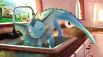 acting_like_a_cat ambiguous_gender building cabinet cloud drinking duo eyes_closed faucet feral fin fish_tail fur grass house kitchen licking light light_beam music paws plant quadruped scales sink soaked sunbeam sunlight tail tongue water spyrook nintendo pokemon eevee eeveelution generation_1_pokemon mammal pokemon_(species) vaporeon 16:9 3d_(artwork) 3d_animation animated digital_media_(artwork) hi_res shaded short_playtime signature sound webm widescreen