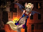 2006 4:3 anthro autumn babydoll bat_wings bottomless breasts canid canine clothed clothing dark dr_comet female genitals halloween hi_res holidays mammal membrane_(anatomy) membranous_wings nightgown pussy solo tail undead vampire wallpaper wings