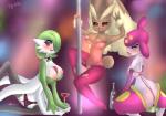 breasts bunny_costume clothing costume female genitals group nipples non-mammal_nipples pussy sex_toy trio vibrator nirvanilla nintendo pokemon pokemon_mystery_dungeon spike_chunsoft team_charm gardevoir generation_3_pokemon generation_4_pokemon lopunny medicham pokemon_(species)