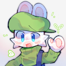 anthro backwards_hat bent_arm blue_clothing blue_eyes blue_overalls buckteeth cheek_tuft clothed clothed_anthro clothed_male clothing facial_tuft fur green_clothing green_hat green_headwear green_line_art green_outline green_shirt green_topwear hand_pawpads hat headgear headwear heart_symbol light long_ears male male_anthro mitten_hands multicolored_body no_pupils open_mouth outline overalls pawpads pink_tongue shirt simple_background solo tan_body tan_inner_ear tan_pawpads tan_skin teeth tongue topwear tuft two_tone_body white_background white_body white_fur renballball mario_bros mario_plus_rabbids_kingdom_battle mario_plus_rabbids_sparks_of_hope nintendo raving_rabbids rayman_(series) ubisoft rabbid_luigi lagomorph mammal rabbid 1:1 2021 colored colored_line_art crossover digital_drawing_(artwork) digital_media_(artwork) half-length_portrait lighting portrait shaded