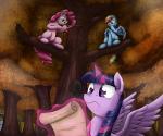 2013 arachnid arthropod autumn blue_eyes equine female feral friendship_is_magic glowing hair horn horse house levitation magic multi-colored_hair my_little_pony otakuap pegasus pink_hair pinkie_pie_(mlp) pony prank purple_eyes purple_hair rainbow_dash_(mlp) rainbow_hair scroll spider stick toy_spider tree twilight_sparkle_(mlp) winged_unicorn wings
Rating: Safe
Score: 10
User: 2DUK
Date: October 24, 2013