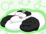 5_fingers anthro areola arm_rolls bar_emanata belly belly_on_ground belly_rolls big_areola big_belly big_breasts big_butt big_nipples biped black_body black_claws black_eyebrows black_fur black_nose black_pawpads blobby breasts butt chubby_cheeks claws double_chin ear_markings emanata eyebrows eyelashes facial_markings fat_rolls female fingers fur glistening glistening_eyes green_eyes hair head_markings huge_areola huge_belly huge_breasts huge_butt huge_hips huge_nipples huge_thighs hyper hyper_belly hyper_butt hyper_hips hyper_thighs immobile leg_rolls love_handles markings mask_(marking) morbidly_obese morbidly_obese_anthro morbidly_obese_female multicolored_body multicolored_fur navel neck_rolls nipples nude nude_anthro nude_female obese obese_anthro obese_female overweight overweight_anthro overweight_female pawpads pink_areola pink_nipples pink_tongue puffy_areola puffy_nipples round_ears scut_tail short_tail simple_background sitting smile solo tail thick_thighs toe_claws tongue two_tone_body two_tone_fur white_body white_fur white_hair wide_hips batspid2 sofia_(batspid2) bear giant_panda mammal 2018 4:3 cel_shading digital_drawing_(artwork) digital_media_(artwork) full-length_portrait portrait shaded signature