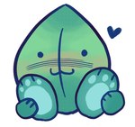 animate_inanimate battle_for_dream_island blush colored_line_art feet female heart_symbol leafy_(bfdi) object_shows omoscum pawpads paws shaded solo