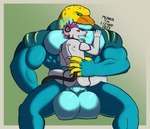 2023 5_fingers anal anal_penetration anthro anthro_on_anthro anthro_penetrated anthro_penetrating anthro_penetrating_anthro balls big_balls big_biceps big_dom_small_sub big_muscles big_pecs big_penis blue_balls blue_body blue_scales border butt clawed_fingers claws collared_lizard common_collared_lizard conrat_(nalli) cowgirl_position digital_drawing_(artwork) digital_media_(artwork) dominant duo erection fingers from_front_position genitals grabbing_waist green_body green_eyes green_scales grey_body hair hand_on_chest hand_on_hip hi_res highlights_(coloring) huge_balls huge_muscles huge_penetration huge_penis humanoid humanoid_genitalia humanoid_penis interspecies lizard looking_pleasured machine male male/male male_on_bottom male_penetrated male_penetrating male_penetrating_male mammal markings mastery_position monroe_lehner monroethelizard murid murine muscular muscular_anthro muscular_arms muscular_male non-mammal_balls nude on_bottom on_top open_mouth orange_body orange_scales pecs penetration penile penile_penetration penis penis_in_ass pink_hair rat red_eyes reptile ridiculous_fit robot robot_humanoid rodent scales scalie sex shaded signature simple_background size_difference smaller_penetrated smile soft_shading spots spotted_markings striped_markings stripes teeth thick_penis tongue tongue_out whiskers white_claws yellow_body yellow_border yellow_scales