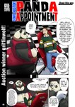 anthro bear breasts chair clothed clothing comic dialogue duo english_text female furniture giant_panda gillpanda gillpanda_(character) greeting hi_res human male mammal overweight overweight_anthro speech_bubble tail text topwear