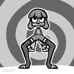 anthro blush bob_cut clothing female female_anthro floppy_ears flustered heart_eyes heart_symbol humping humping_air in_heat musk outline panties pelvic_thrust slim solo spiral steam surprised_expression sweater tail tail_motion tailwag thin_calves thin_legs thin_thighs tongue tongue_out toony topwear underwear white_outline somemf fifi_(somemf) canid canine canis domestic_dog mammal poodle 1:1 2d_animation animated frame_by_frame loop no_sound short_playtime webm