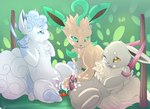 alolan_form alolan_vulpix bdsm bodily_fluids bondage bound cum cum_overflow dildo dildo_insertion eevee eeveelution ejaculation female female/female feral flower flower_on_head garruuk generation_1_pokemon generation_4_pokemon generation_7_pokemon genital_fluids genitals group herm herm/female intersex intersex/female leafeon nintendo penis plant pokemon pokemon_(species) regional_form_(pokemon) sex_toy sex_toy_insertion tongue tongue_out trio vibrator