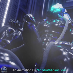 abs anthro asphyxiation audible_ejaculation audible_throbbing balls balls_noises biceps big_balls big_penis bodily_fluids body_size_growth breath_play breathing breathing_noises claws clothing comparing comparing_penis condom condom_suit cum cum_inside different_sound_effects duo ejaculation erection expansion feet filled_condom fur gas_mask genital_expansion genital_fluids genitals glistening glistening_body glowing glowing_eyes growing growth gurgling_balls hair heartbeat horn huge_balls huge_penis humanoid_genitalia humanoid_penis hybrid_genitalia hybrid_penis hyper hyper_genitalia hyper_penis latex latex_clothing latex_cum latex_skinsuit liquid_latex looking_at_viewer looking_pleasured male male/male mask medial_ring medial_ringed_humanoid_penis medial_ringed_hybrid_penis medical_instrument muscular muscular_anthro muscular_male musk musk_cloud musky_penis nightclub nipples orgasm oxygen_mask pecs penile penis penis_expansion penis_size_difference pipe scientific_instrument sexual_barrier_device size_difference size_play size_transformation skinsuit sound_effects steam sweat tail thick_thighs throbbing throbbing_penis tight_clothing transformation tube unusual_bodily_fluids unusual_cum unusual_genital_fluids vein veiny_penis wearing_mask nighdruth mythology azem_(azemkek) nighdruth_(character) canid canine dragon mammal mythological_creature mythological_scalie scalie 1:1 3d_(artwork) 3d_animation animated digital_media_(artwork) hi_res huge_filesize long_playtime sound