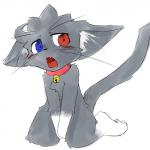ambiguous_gender bell big_ears big_eyes blush cat chest_tuft collar dagasi feline fur heterochromia kemono kneeling mammal open_mouth plain_background solo tongue tooth tuft whiskers white_background
Rating: Questionable
Score: 1
User: terminal11
Date: March 09, 2014