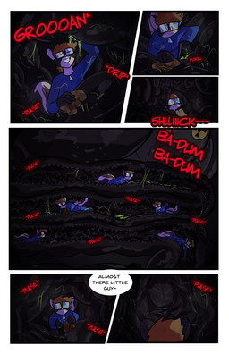 aircraft anthro anthro_pred anthro_prey anus black_internals cleaning duo eyewear female female_pred glasses inside_intestines inside_stomach machine male male/female male_prey text tour vehicle vore demonkitty aeromorph living_aircraft living_machine living_vehicle mammal mephitid skunk comic english_text hi_res