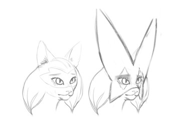 ears_up eyelashes fur hair mask pupils slit_pupils solo halfbaked-hope nintendo pokemon domestic_cat felid feline felis generation_9_pokemon mammal meowscarada pokemon_(species) 2024 absurd_res headshot_portrait hi_res monochrome portrait sketch