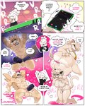 advertisement anthro balls big_breasts bikini black_text breasts butt clothing collar electronics eyewear female female_anthro fingers fur genitals glasses group hair heart_symbol inner_monologue light_body light_fur light_hair light_tail male male_anthro nipples penetrable_sex_toy penis phone pink_text question_mark sex_toy sponsor swimwear text thinking tied_hair two-piece_swimsuit vibrator wearing_glasses poogyl lovense lovense_solace frankie_(extremedash) canid canine canis domestic_dog felid feline mammal 2024 comic comic_sans digital_media_(artwork) english_text hi_res promotional_material