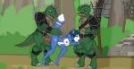 animated anthro balls barefoot bent_over blue_hair breasts canine female fox from_behind group group_sex hair hanging-breasts head_grab interspecies krystal lizard male mammal navel nintendo nipples nude oral oral-sex penis reptile scalie sex sharpclaw spitroast star_fox straight tail_grab threesome unknown_artist video_games
Rating: Explicit
Score: 5
User: Cane751
Date: March 13, 2014