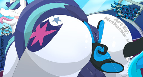 after_sex anal anthro anus balls butt feral genitals gesture hand_gesture male oral puffy_anus rimming sex solo tongue tongue_out v_sign conditional_dnp notkastar friendship_is_magic hasbro my_little_pony jack_dragon_(notkastar) shining_armor_(mlp) equid equine mammal hi_res