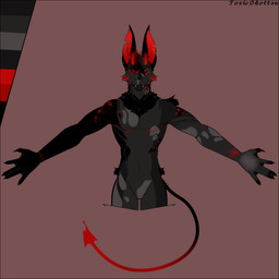 anthro black_border border male multi_eye solo patrick_okottsu perseu_(patrick_okottsu) bat demon humanoid mammal 1:1 absurd_res digital_media_(artwork) hi_res model_sheet