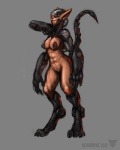 abs anthro armor biceps big_breasts bottomless breasts claws clothed clothing cybernetic_arm cybernetic_face cybernetic_jaw cybernetic_leg cybernetic_limb cybernetic_neck cybernetic_tail cybernetics digitigrade female flesh future futuristic genitals grin gun machine metal_jaw metal_pasties muscular muscular_anthro muscular_female nude pasties pose pussy ranged_weapon science_fiction shirtless shoulder_cannon simple_background smile solo tail toe_claws weapon neurodyne cyborg domestic_cat felid feline felis mammal 2012 4:5 full-length_portrait portrait