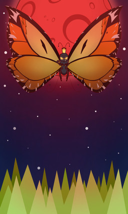 4_legs 5_fingers ambiguous_gender antennae_(anatomy) anthro big_wings black_antennae black_body blush blush_stickers crown evil_grin eyespots fingers flying glowing glowing_eyes grin half-closed_eyes hand_on_hip headgear insect_wings lepidopteran_wings markings monotone_body moon multicolored_wings narrowed_eyes night nude outside plant red_eyes red_light red_moon ruff sky smile solo teeth toony toothy_grin tree wings yellow_sclera coffeeco conditional_dnp disney hoppers_(disney) miraculous_ladybug pixar titus_(hoppers) arthropod butterfly insect lepidopteran monarch_butterfly 2026 3:5 absurd_res crossover digital_media_(artwork) hi_res shaded female_(lore) young_(lore)