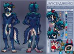 angry anthro arm_tuft black_eyes blue_body blue_fur blue_hair butt cheek_tuft collar crotch_tuft details ear_piercing ear_ring ear_tuft elbow_tuft facial_tuft fangs fluffy front_view fur fur_markings gem green_eyes hair horn joyful leg_tuft looking_at_viewer male markings multicolored_body multicolored_hair neck_tuft nude nude_anthro nude_male piercing pubes rear_view red_paws ring_piercing sad shadow smile solo standing tail teeth text tuft tufted_fur two_tone_hair white_body white_fur white_paws tokuri jaycemutt canid canine canis humanoid hybrid hyena mammal wolf absurd_res detailed digital_media_(artwork) english_text hi_res model_sheet reference_image