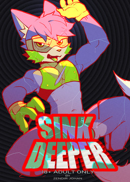 anthro biped blue_body blue_fur bulge clothing detailed_bulge eyewear fur gloves goggles handwear male male_anthro solo superhero text thong torn_clothing underwear wet zendir zendir_(character) canid canine canis domestic_dog mammal absurd_res cover cover_art cover_page english_text hi_res