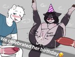 after_sex animal_genitalia animal_penis anthro anus areola arrow_pointing_to_crotch athletic athletic_anthro athletic_female athletic_male belly big_breasts big_penis birthday birthday_sex black_body black_fur black_hair blue_eyes blush blush_lines bodily_fluids body_writing breasts canine_genitalia canine_penis caption chest_tuft clitoral_hood clitoris clothing countershade_face countershade_torso countershading crotch_tuft cum cum_drip cum_from_penis cum_from_pussy cum_in_pussy cum_inside cum_on_belly cum_on_body cum_on_face cum_spurt directional_arrow disembodied_penis dripping erection exhibitionism female fluffy fluffy_tail free_use fur genital_fluids genitals glans glowing glowing_eyes grey_body grey_fur group hair happy_birthday hat hat_only headgear headgear_only headwear headwear_only huge_penis humanoid_genitalia humanoid_penis impregnation_risk leaking_cum legs_up looking_at_viewer looking_pleasured male male/female mane mostly_nude multicolored_body multicolored_fur navel nipples nude nude_anthro nude_female partially_clothed_male party_hat pawpads paws penis photo presenting presenting_anus presenting_breasts presenting_pussy pubes public_use pussy recording scar scars_all_over sex shaking smile snout spread_legs spreading tail text tremble_spikes trembling trio tuft white_body white_fur wbnsfwfactory blizzard_entertainment warcraft glenn_(wbnsfwfactory) lakaiger bear canid canine canis mammal polar_bear ursine werecanid werecreature wolf worgen english_text hi_res