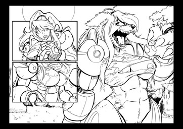 abs anthro arm_cannon black_border border breast_expansion breasts clothing expansion female growth human_to_anthro moon nipples open_mouth outside plant solo species_transformation three_frame_image three_frame_sequence torn_clothing transformation transformation_sequence tree varia_suit wide_hips yawg metroid mythology nintendo samus_aran canid canine human mammal mythological_canine mythological_creature werecanid werecanine werecreature werewolf 2014 monochrome sequence