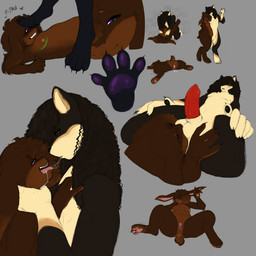 andromorph anthro anus balls blush bodily_fluids breeding_kink butt claws cum cum_inside drooling duo erection feet fingers foot_fetish foot_play fur genital_fluids genitals hair intersex intersex/male male maleherm mastectomy_scar nipples nude open_mouth pawpads paws penile penis saliva scar sex simple_background smile soles solo tail teeth text toe_claws toes tongue tongue_out vaginal visibly_trans vulva cocknix canid canine canis domestic_dog herding_dog lagomorph leporid mammal pastoral_dog rabbit welsh_corgi 1:1 absurd_res digital_media_(artwork) english_text hi_res nonbinary_(lore) trans_(lore)