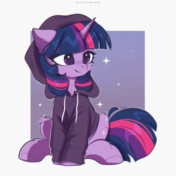 chest_tuft female feral hooves horn looking_offscreen simple_background smile solo sparkles tuft nnalyart friendship_is_magic hasbro my_little_pony mythology twilight_sparkle_(mlp) equid equine mammal mythological_creature mythological_equine unicorn 1:1
