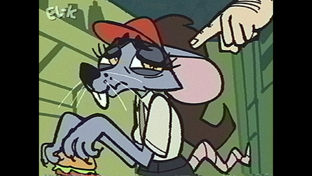 anthro anthro_focus breasts buckteeth burger claws clothed clothed_anthro clothed_female clothing disembodied_hand duo eyelashes fast_food_employee fast_food_uniform female female_anthro female_focus finger_claws food fur hair solo_focus tail teeth whiskers el-k ratricia_(el-k) human mammal mouse murid murine rodent 16:9 2026 digital_media_(artwork) hi_res pillarbox widescreen